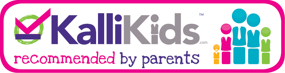 New KalliKids Recommended By Parents activity logo for kids
