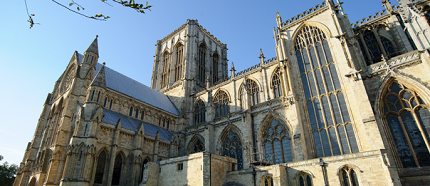 Picture of York Cathedral to represent recommended children's activities in Yorkshire